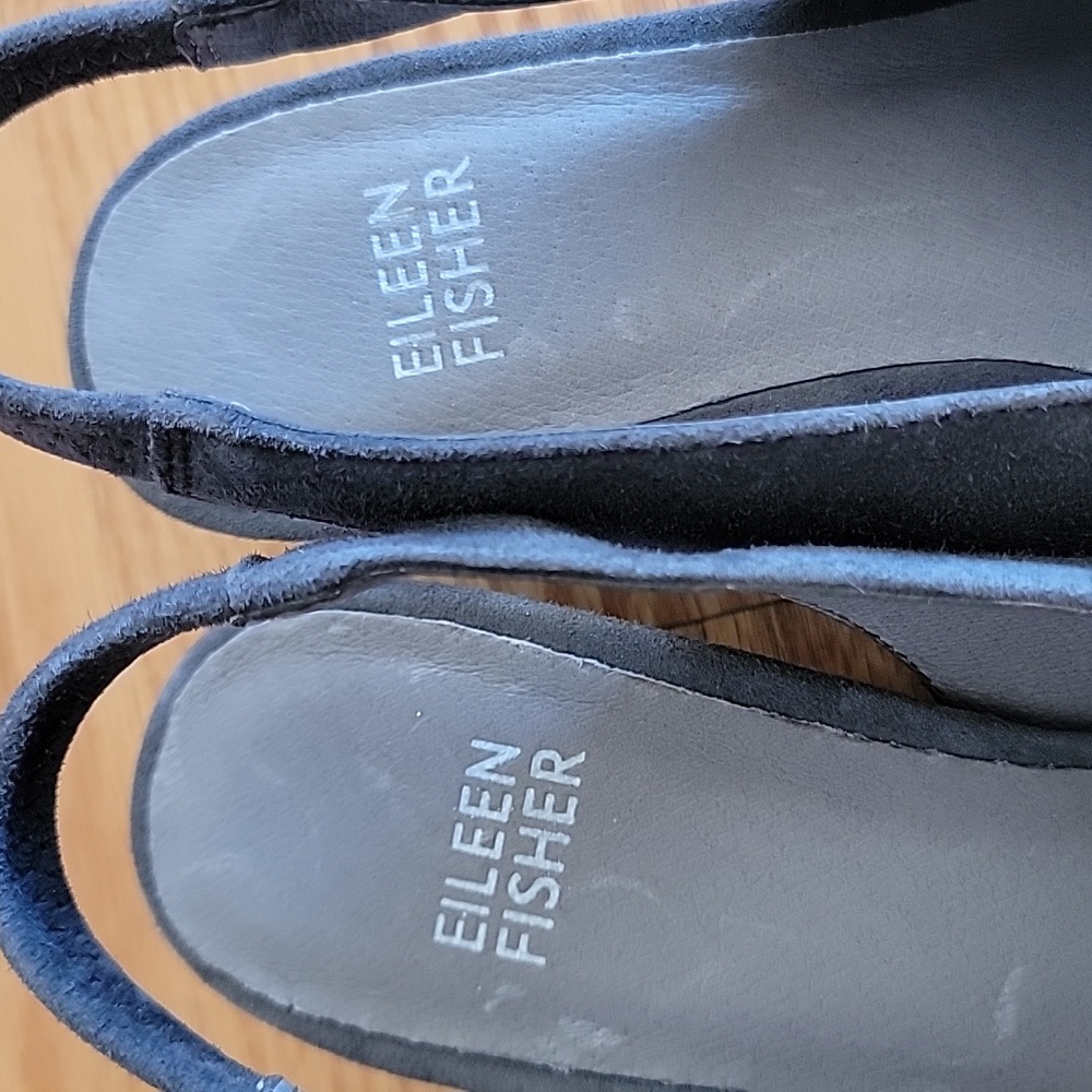 Eileen Fisher Vero Cuoio Leather Shoes - Picture 4 of 15